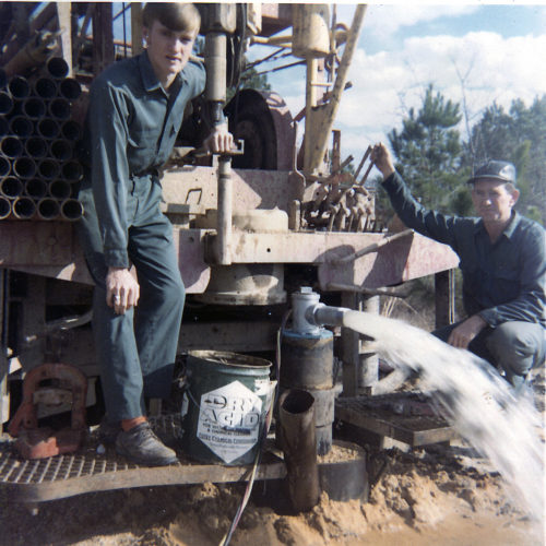 In 1960, Nurman and Mary formed Bill's Well Drilling Company to service the Fayetteville area.